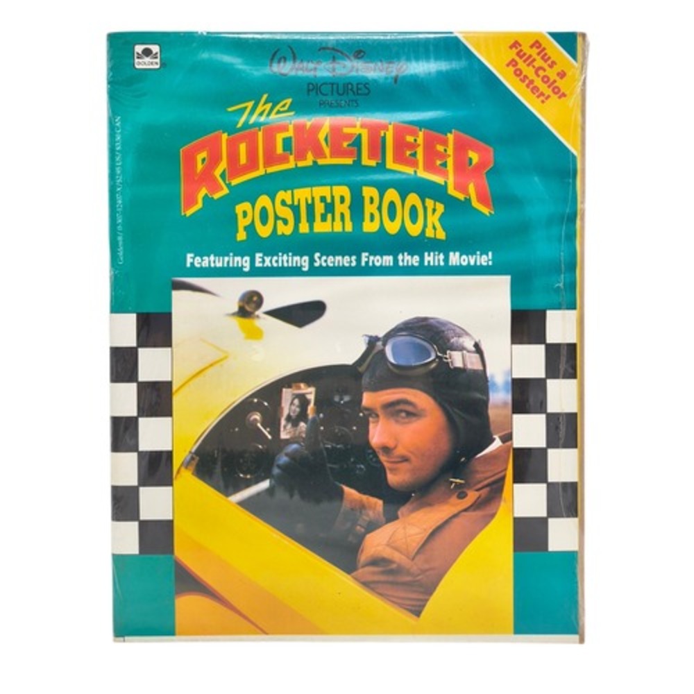 1991 Golden Disney The Rocketeer Movie Poster Book - Full Color Poster